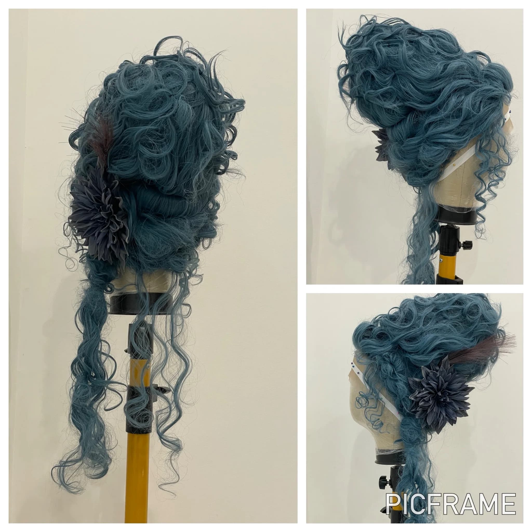 Blue Period Wig Collage