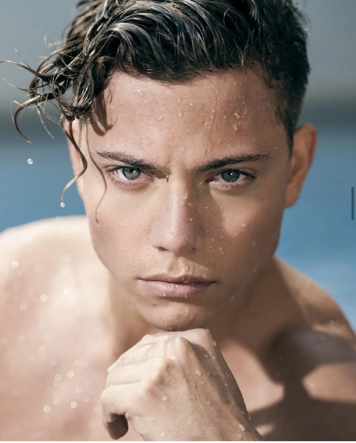 Wet Look Male Beauty